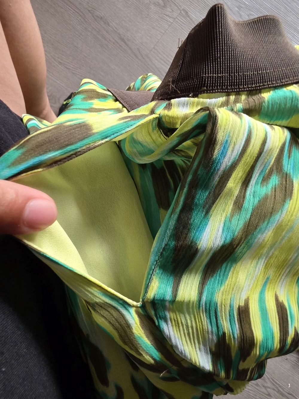 Ruby Rd. Green Patterned Maxi Skirt - Picture 8 of 8